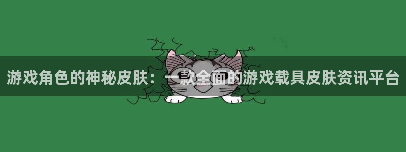 杜邦娱乐注册网站：游戏角色的神秘皮肤：一款全面的游戏载具皮肤