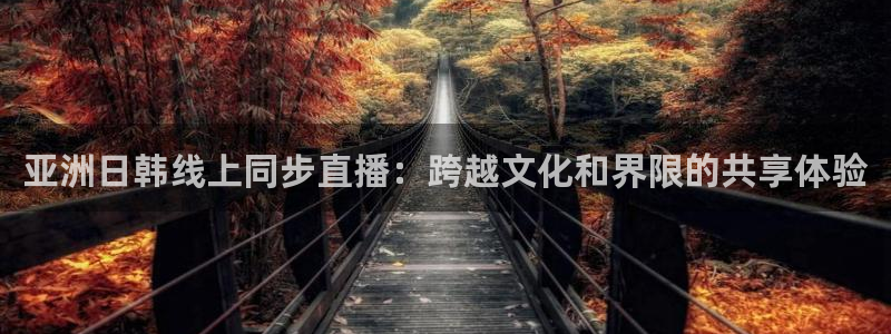 88看球直播官网nba：亚洲日韩线上同步直播：跨越文化和界限的共享体验